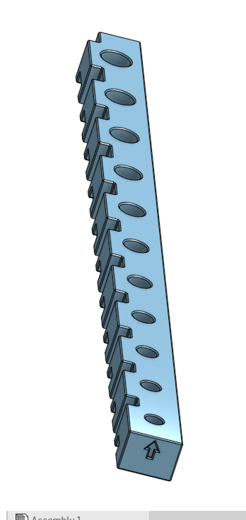 test clearence horizontal vertical pin hole slot
