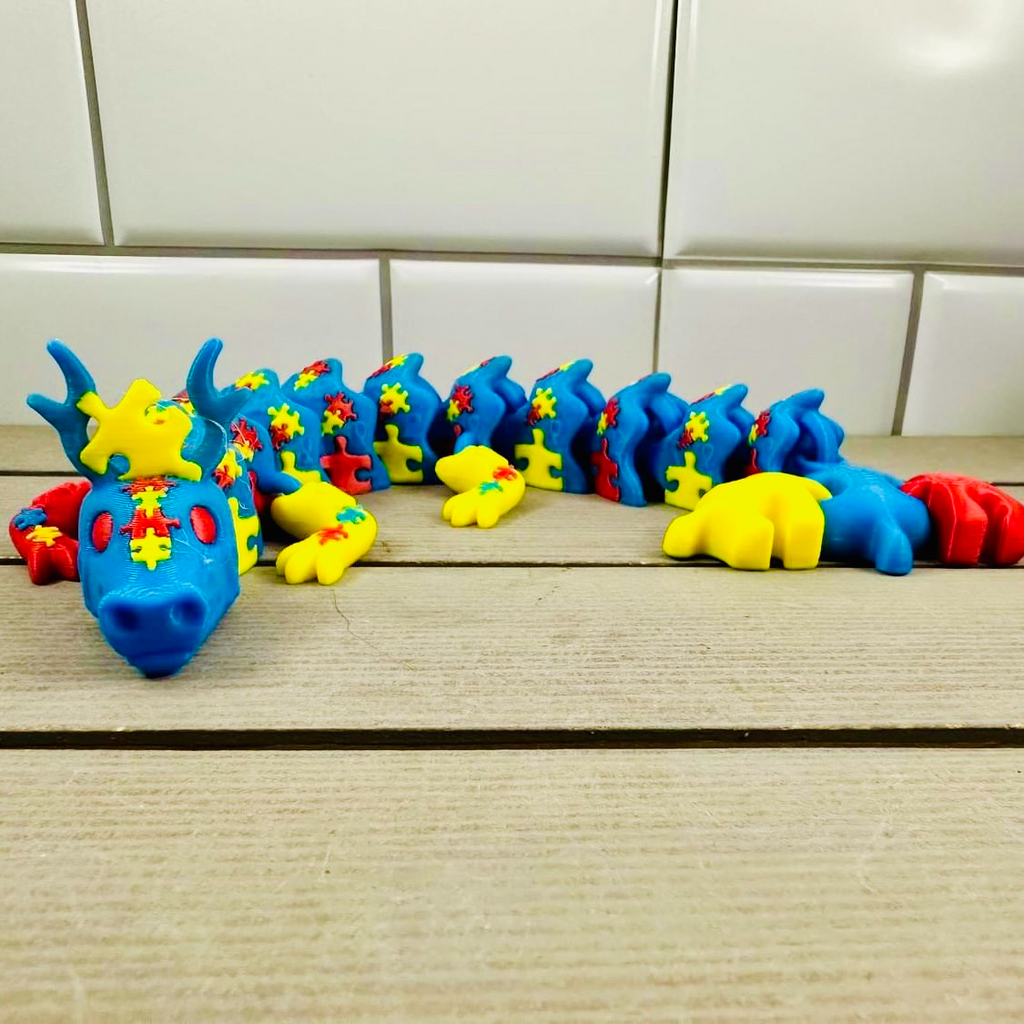 Autism Awareness Dragon