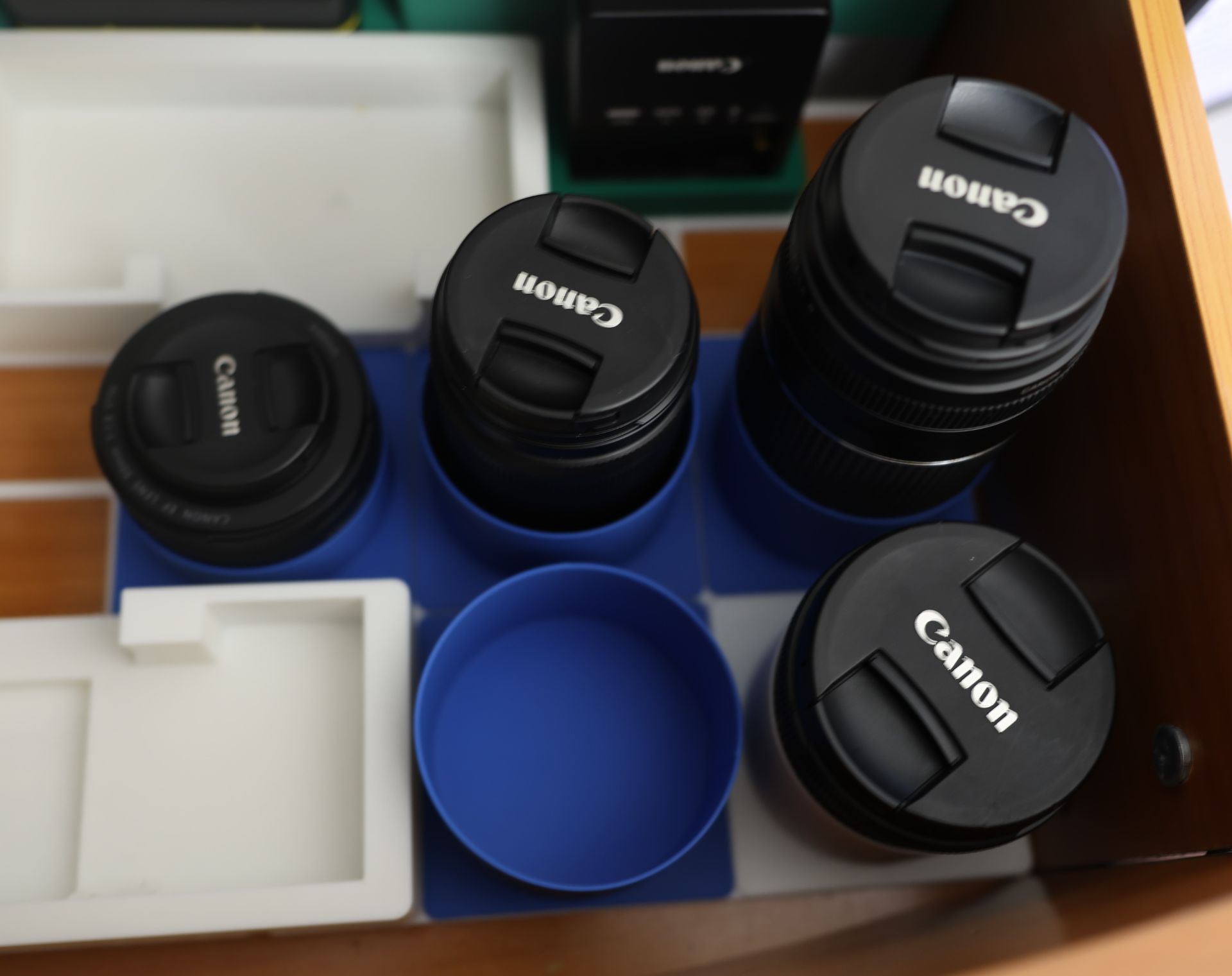Gridfinity Camera Lens Storage Bins