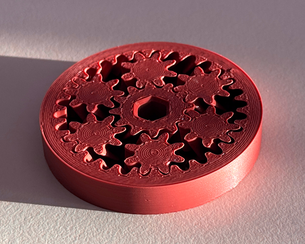 Fidget Gear Bearing - Print in place