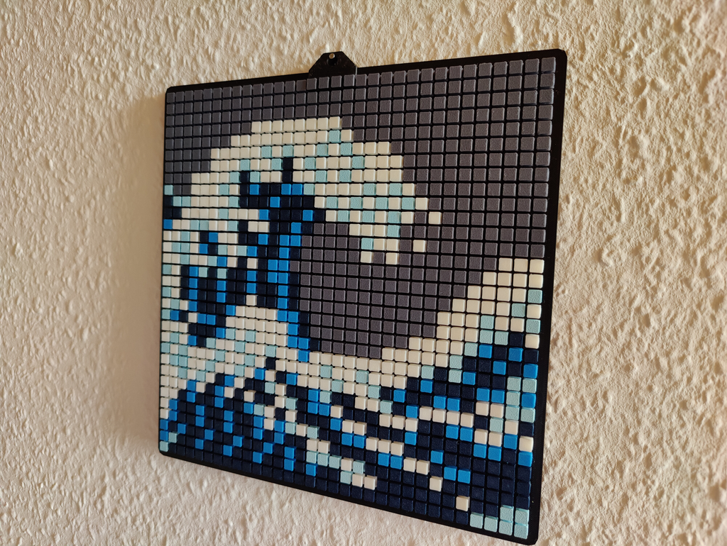 The Wave (Japanese) Pixel Art Puzzle