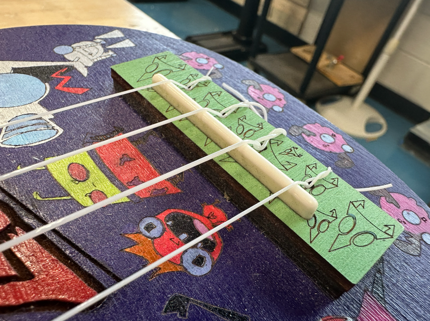 Soprano Ukulele Nut & Saddle