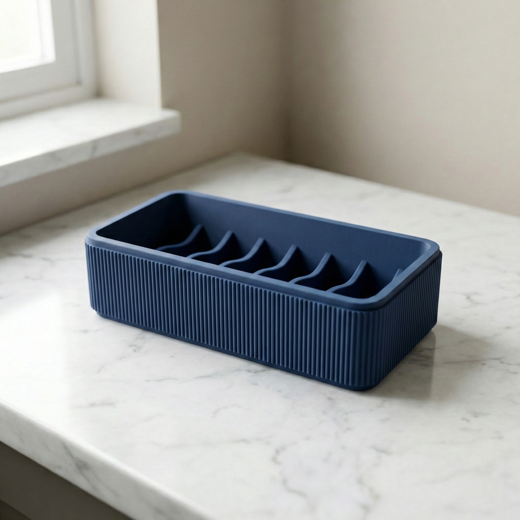 WaveFlow Soap Dish Organizer