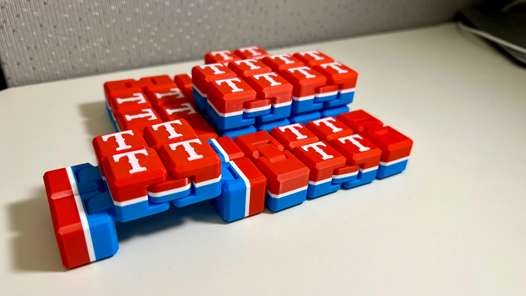 Texas Rangers Infinity Cube