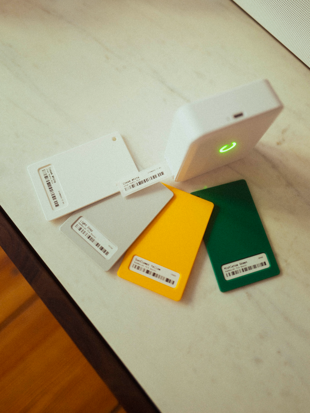 Credit Card-Sized Filament Color Swatch