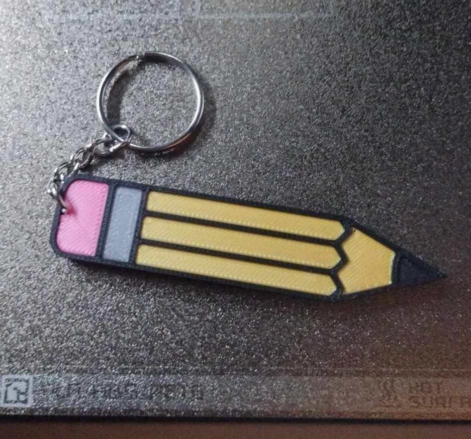 Pencil Keychain
