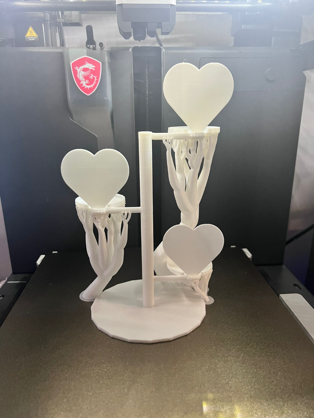 heart candle tree