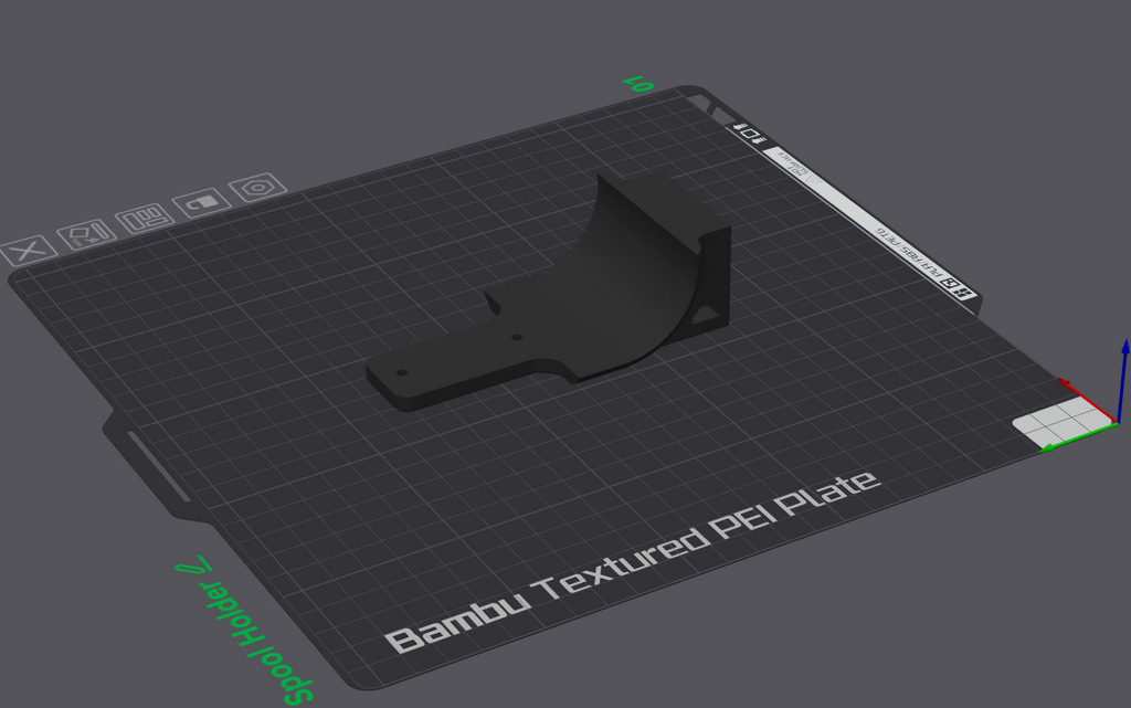 Ender 3 Spool holder on Bambu P1S / P1P/ X1C
