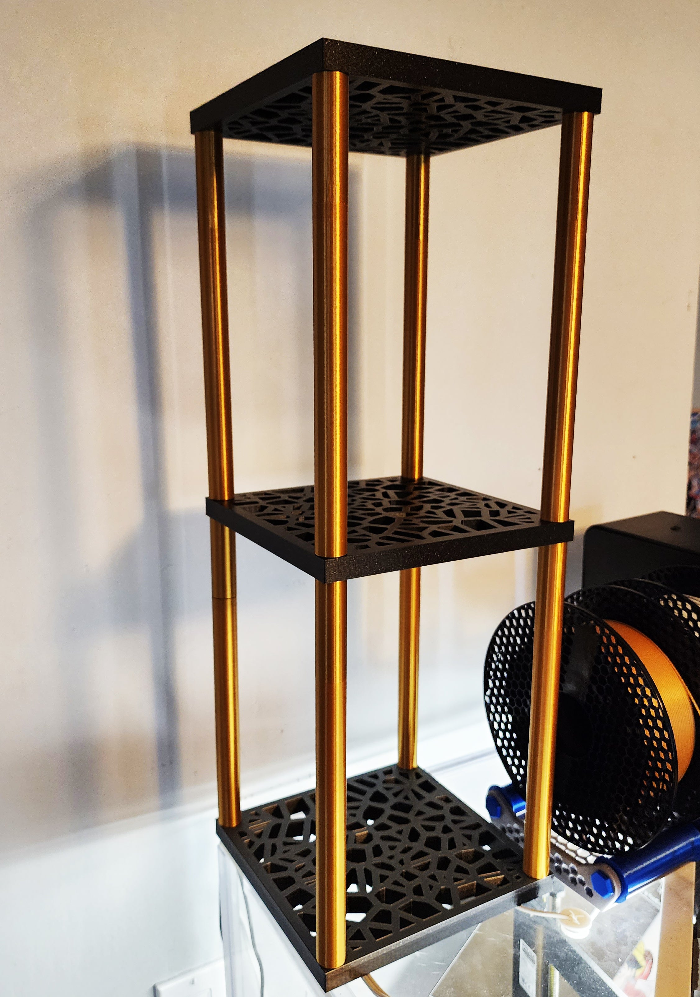 20x20cm Voronoi Tower Shelf