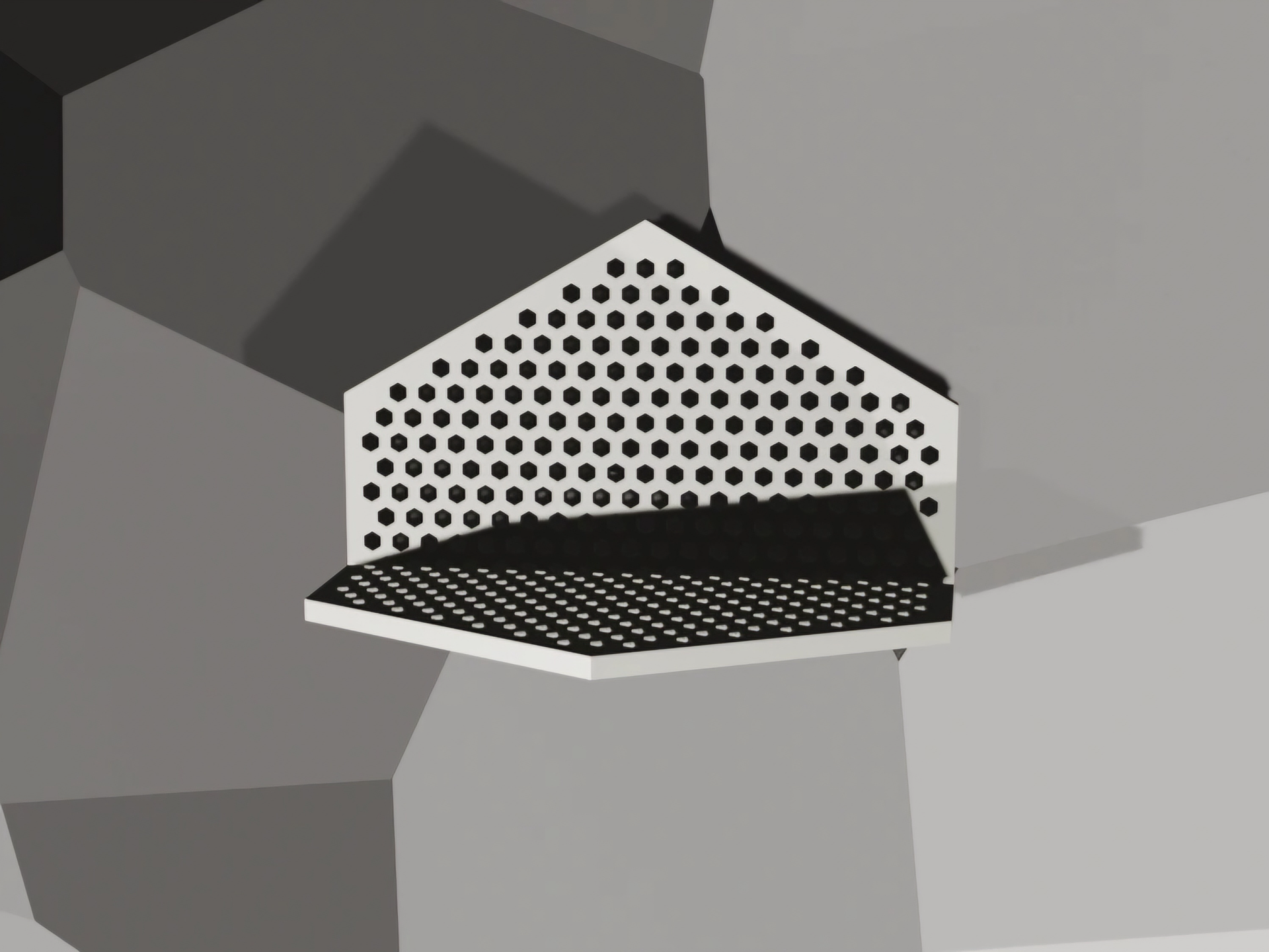 Honeycomb display Shelf