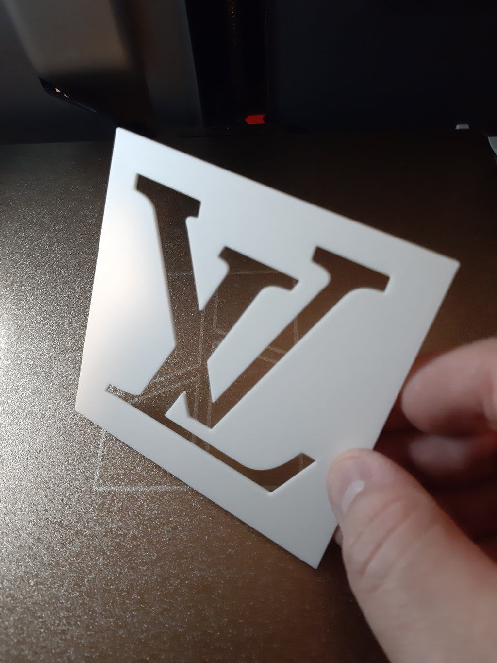Louis Vuitton stencil