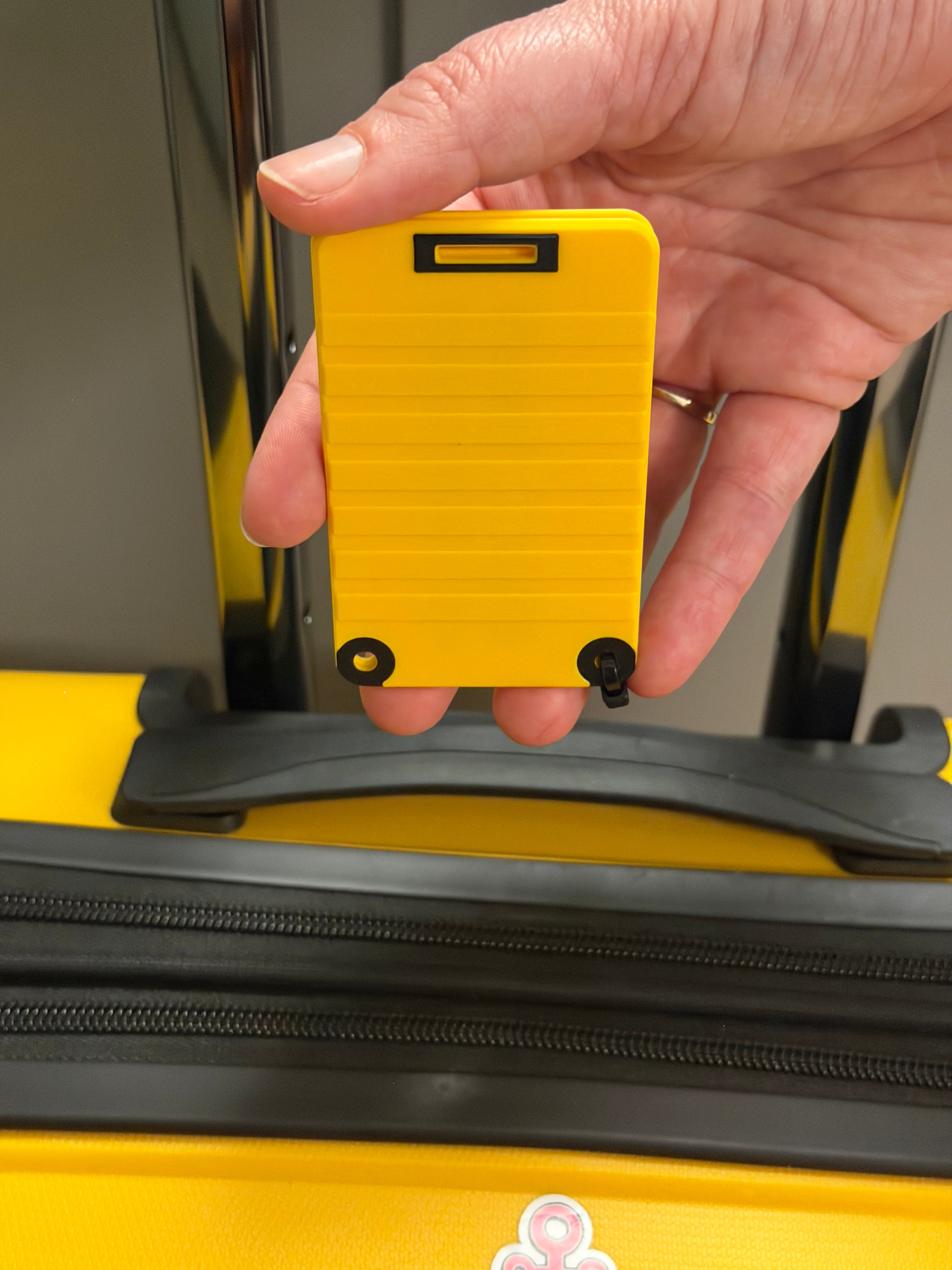 Two Part Luggage Tag