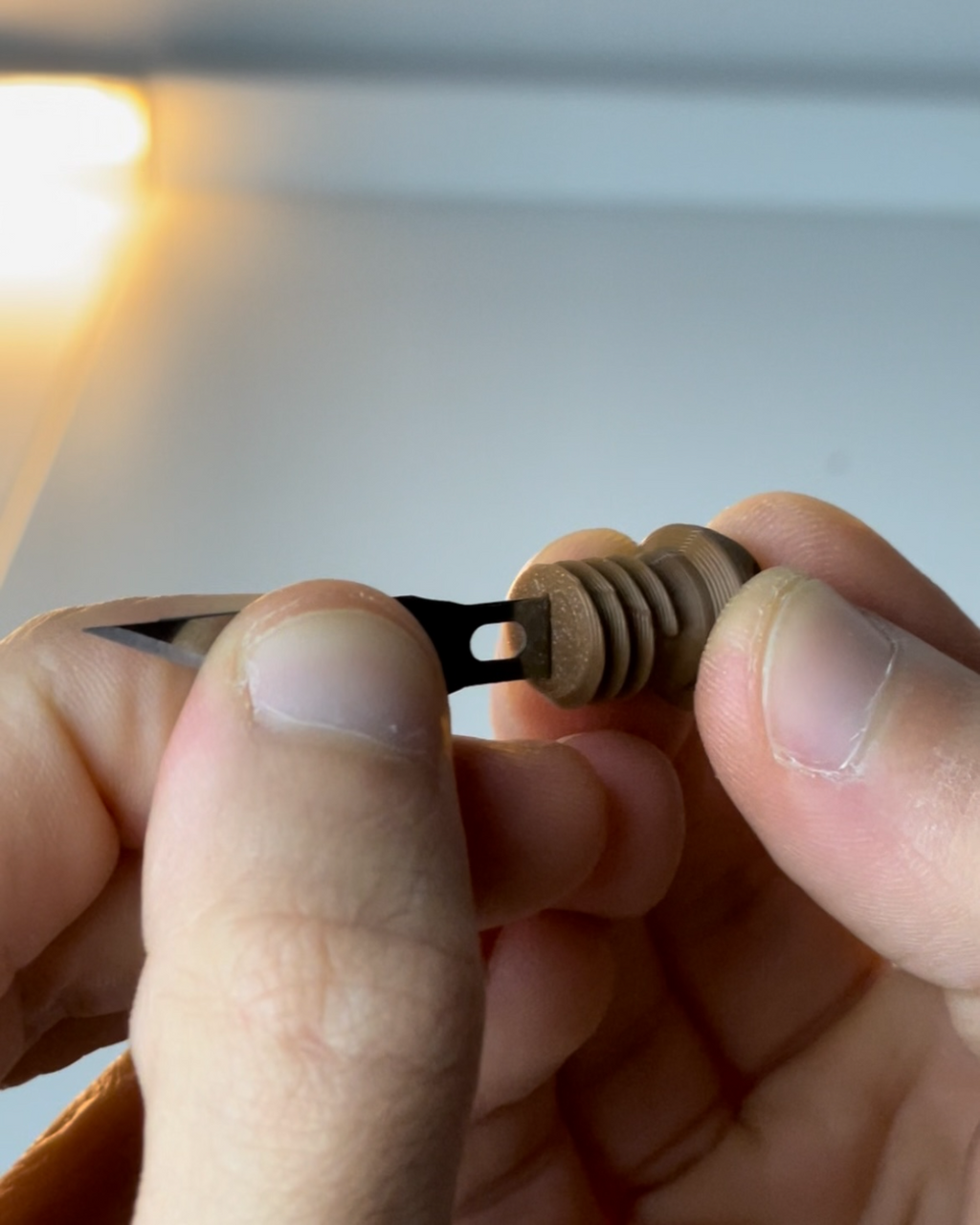Exacto Knife Keychain