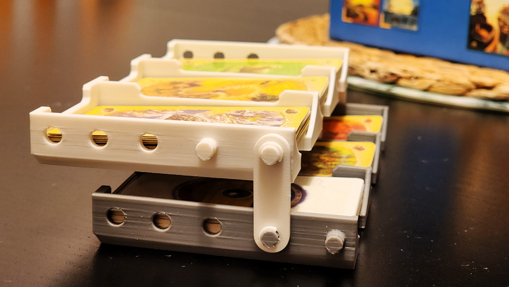 Catan 3 or 4 Trays for 55x80mm Cards