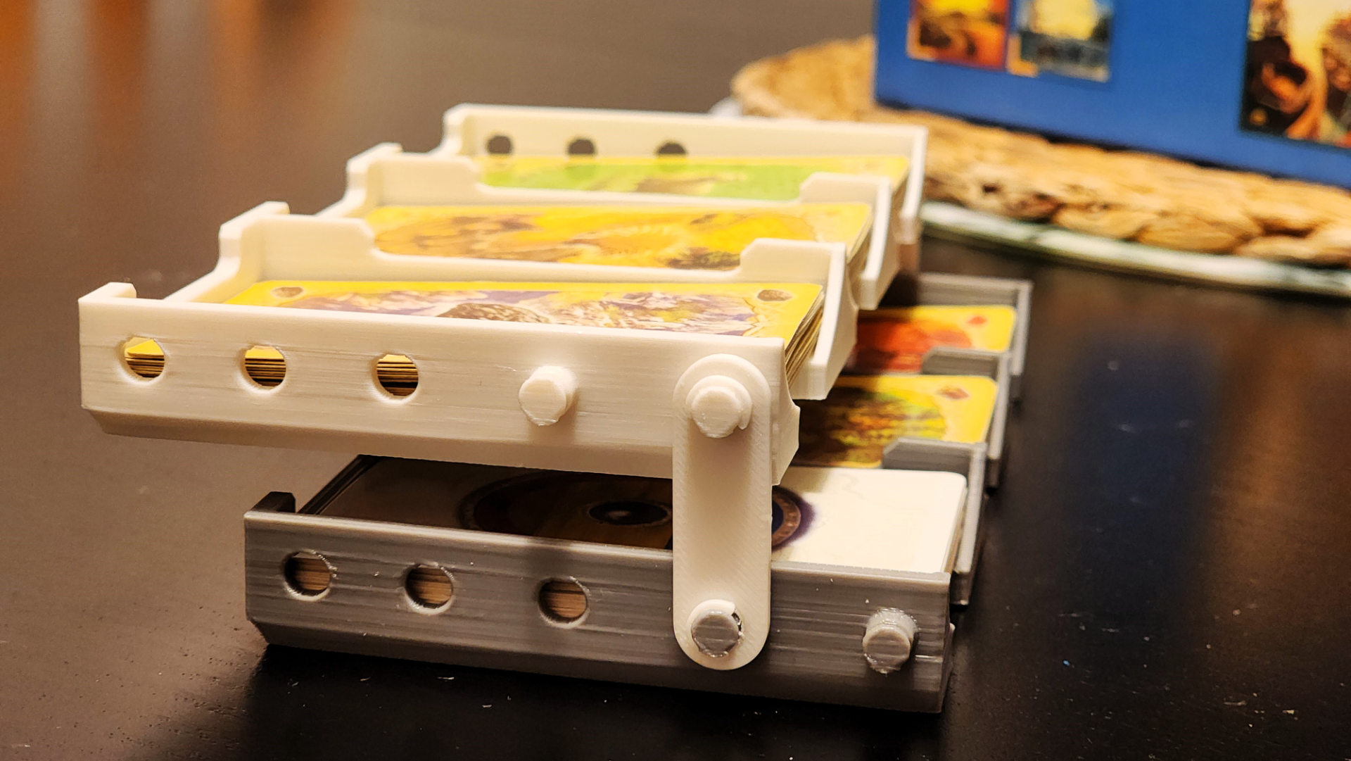 Catan 3 or 4 Trays for 55x80mm Cards