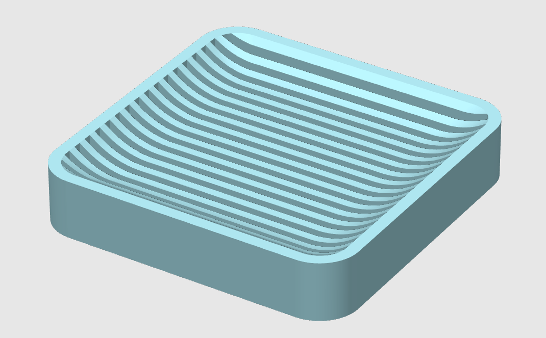 Minimalist soap dish