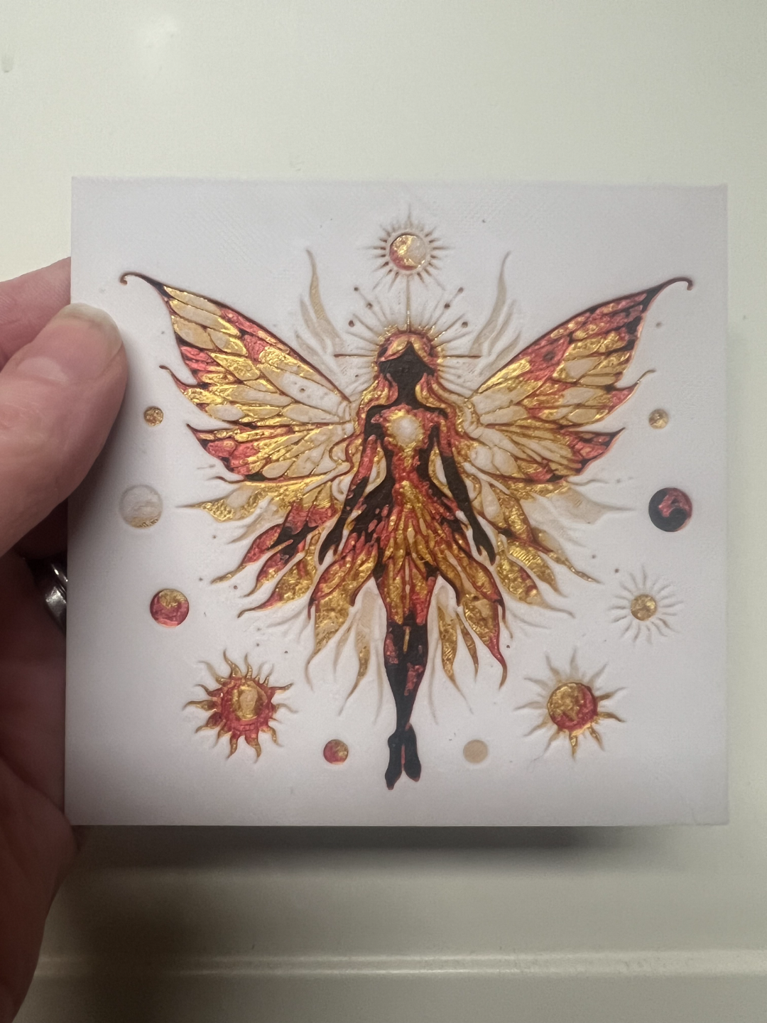 Sun Fire fairy Coaster