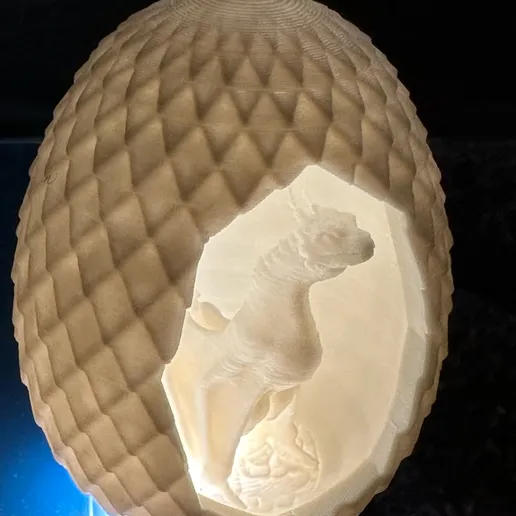 Peekaboo Dragon in Egg