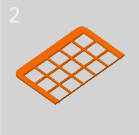 Bisley Cabinet Drawer Gridfinity Base (2 styles)
