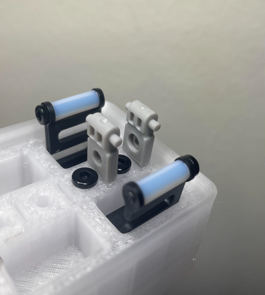 Nozzle Wiper and Cutter Holder Gridfinity 1x2