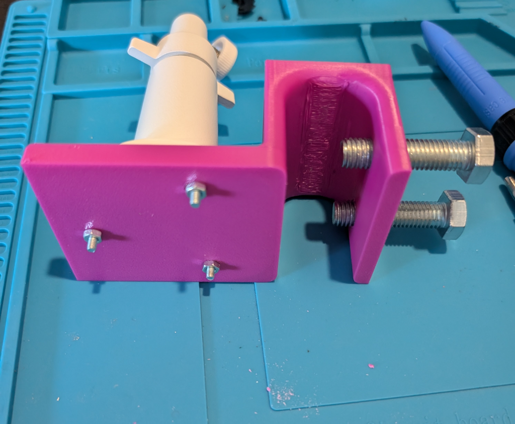 Gutter mount for eufy solar panel or aftermarket