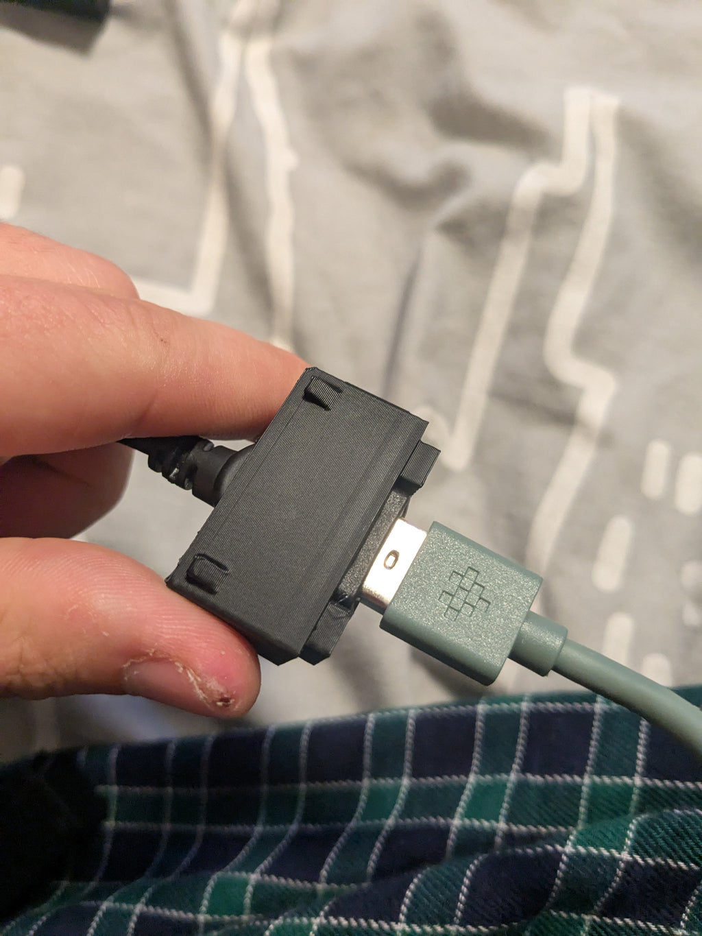 USB plug mount for VW ( volkswagen ) caddy