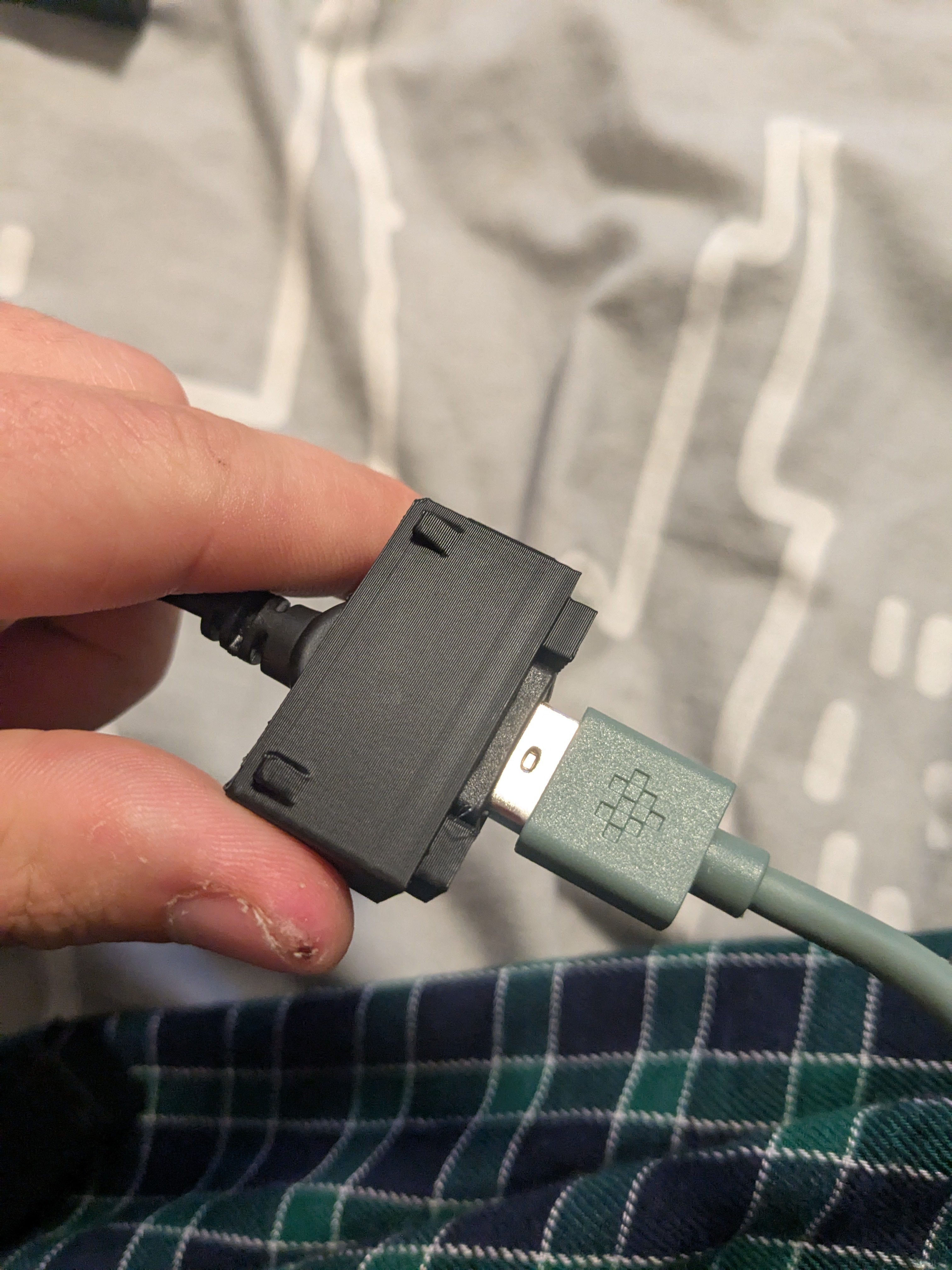 USB plug mount for VW ( volkswagen ) caddy
