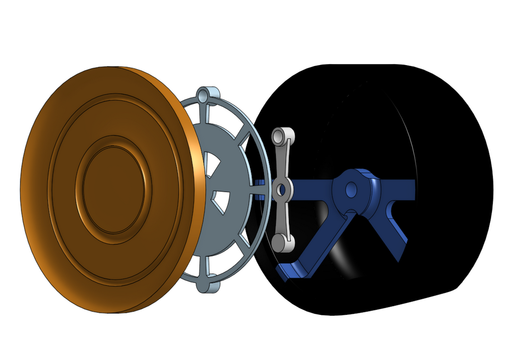 Ripple Magnet Clock