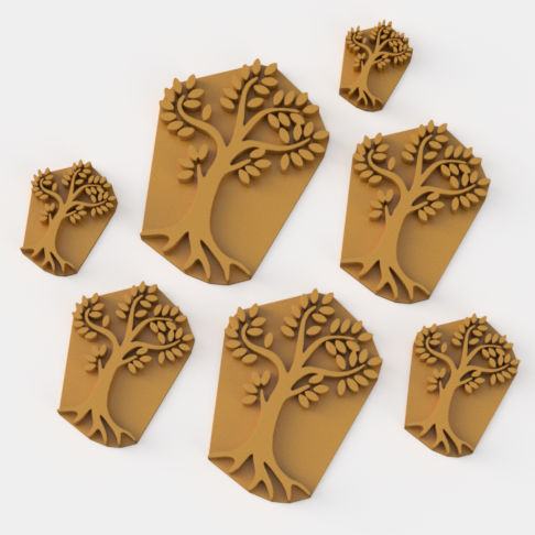 Tree of life stamp