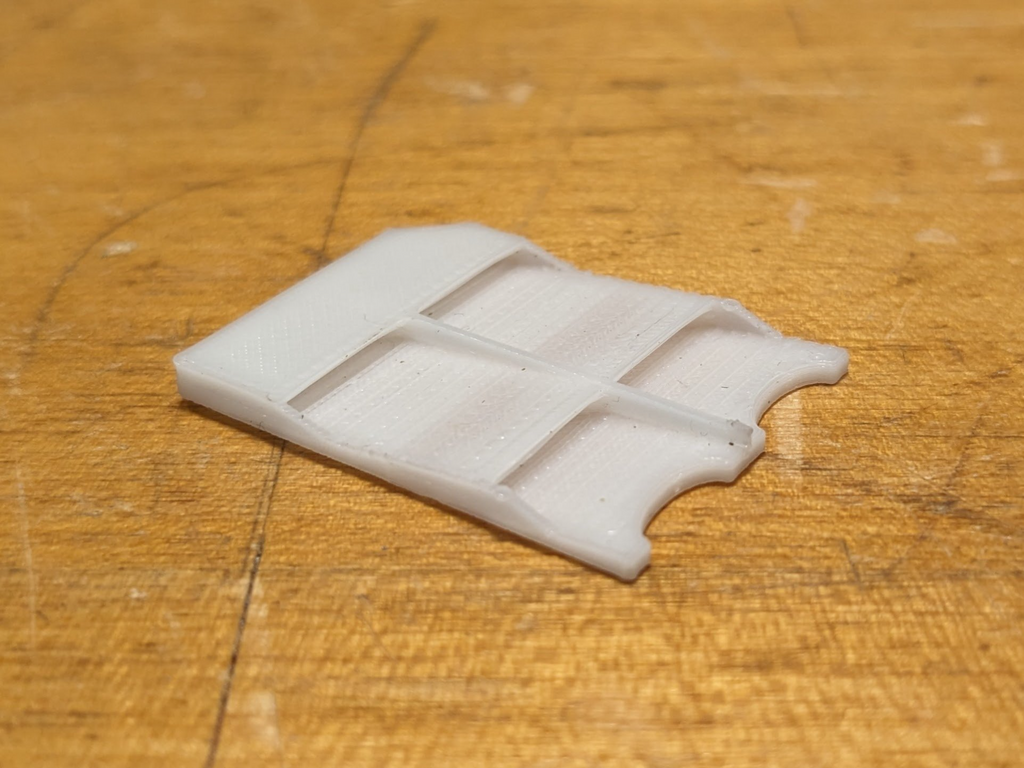 Quad microSD Card Holder - size of a sd card