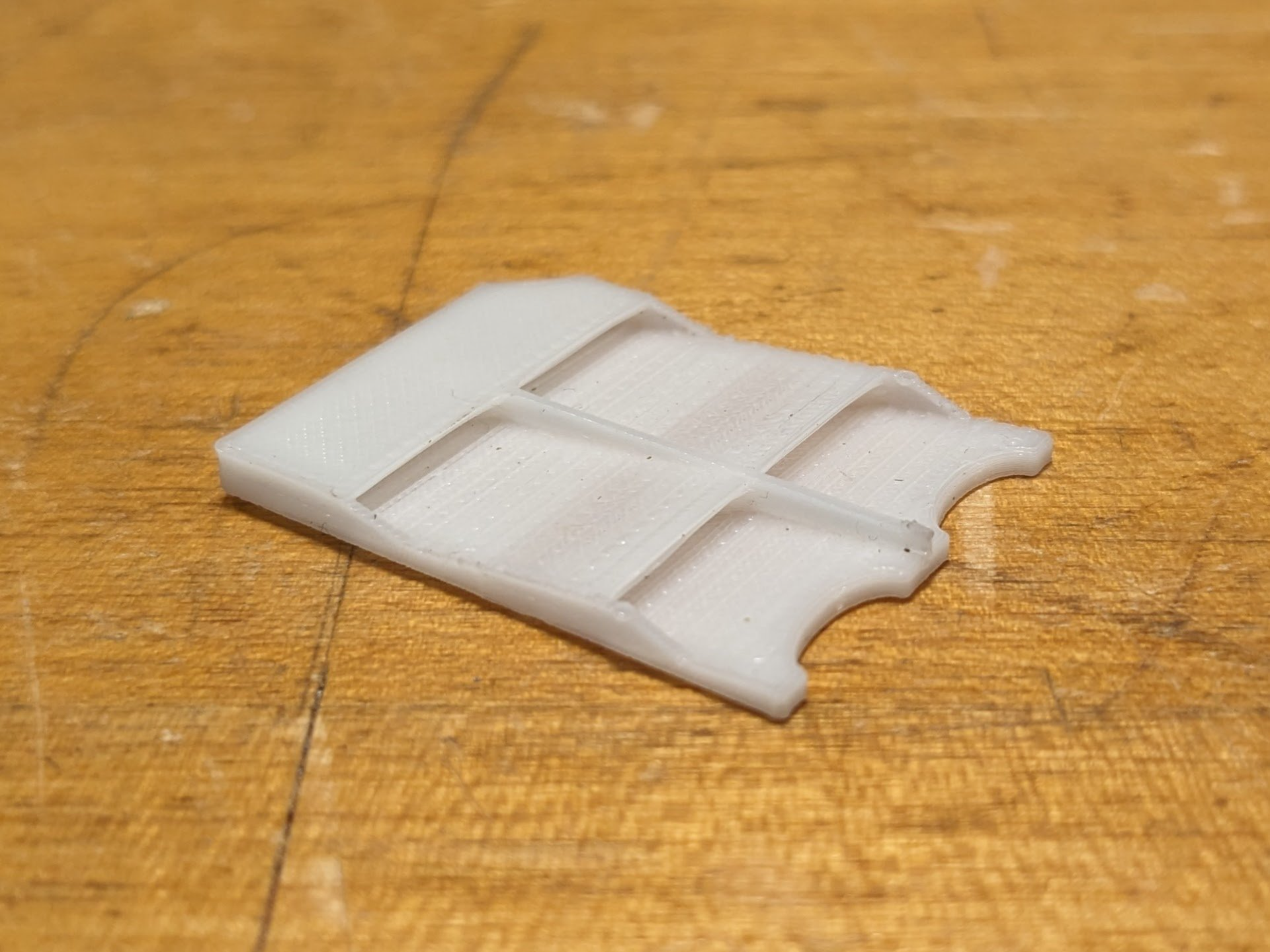 Quad microSD Card Holder - size of a sd card