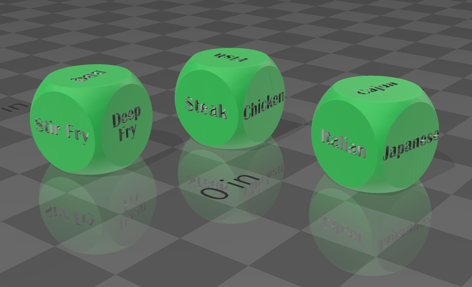 Food Dice - Home Edition