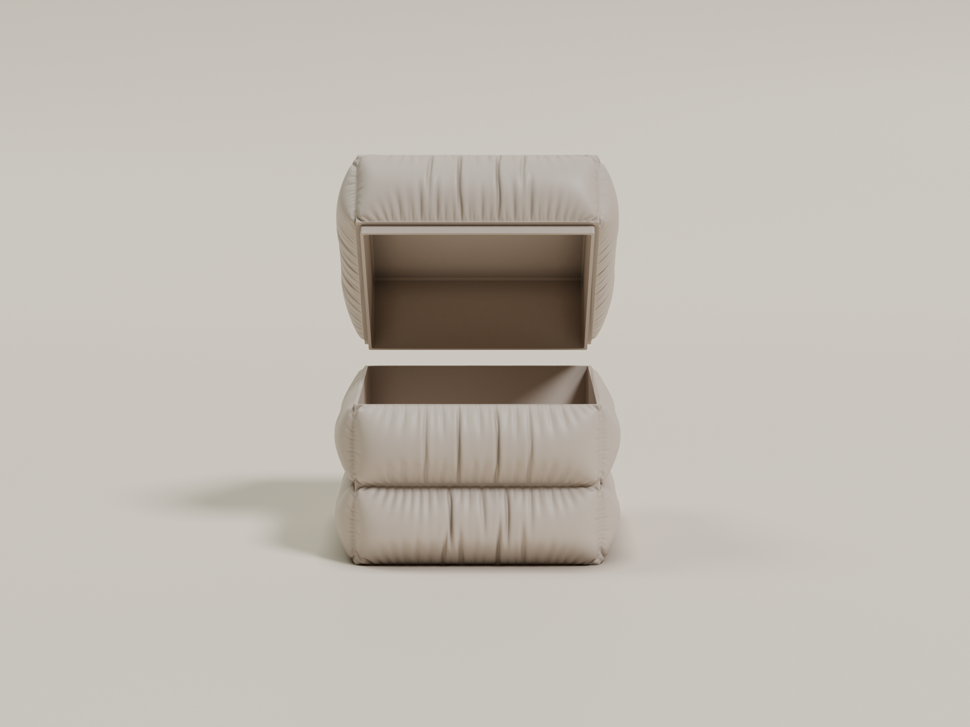 Cloth Storage Box - Quilted Cube (Com. Lic.)