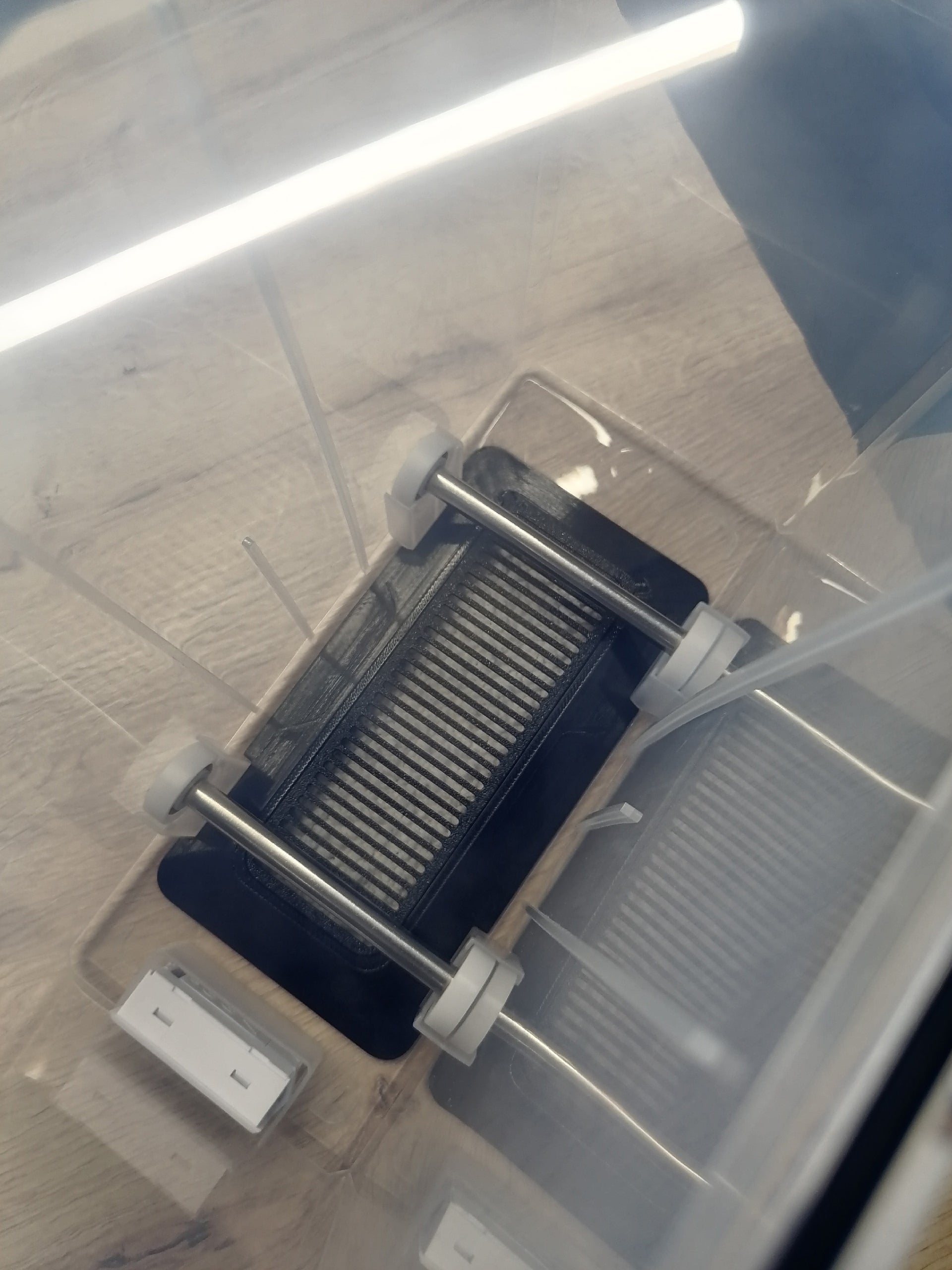 Slide-Open Desiccant Tray for Filament Dry Box