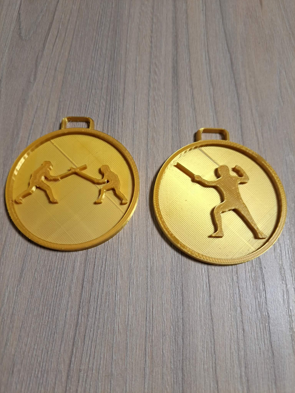 Fencing szermierka medal 2 diffrent models