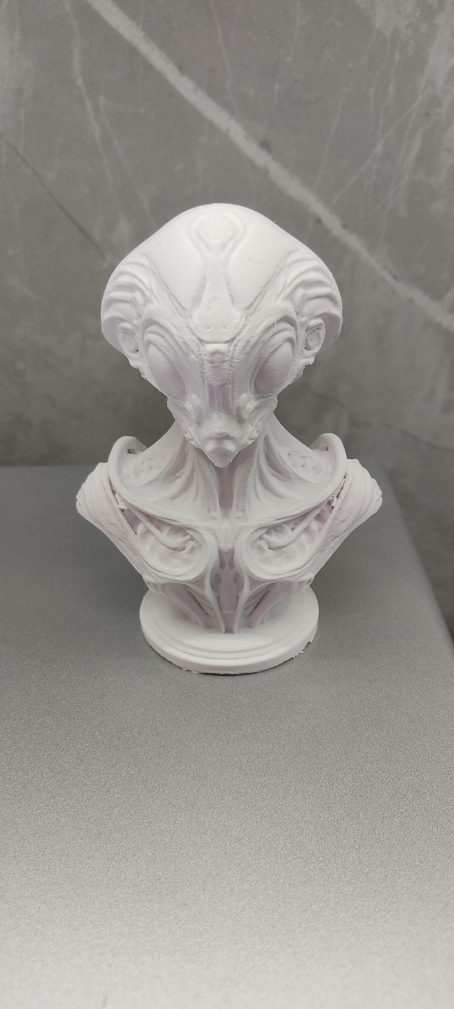 Alien statue