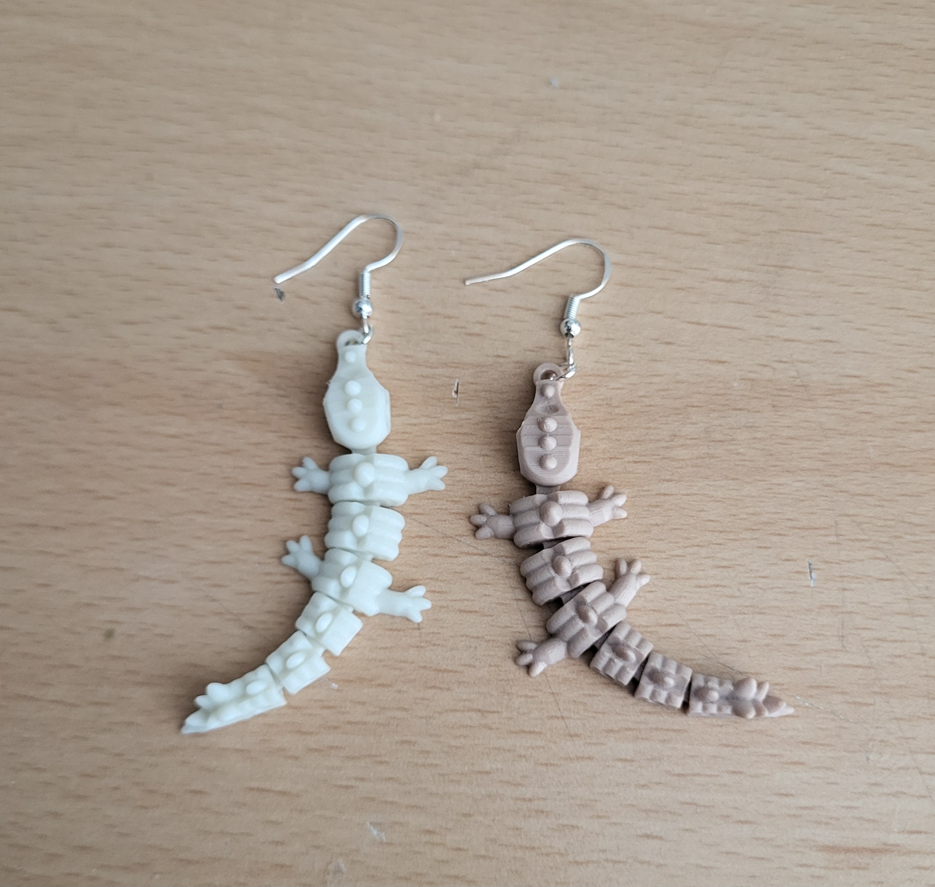 dragon skeleton earring