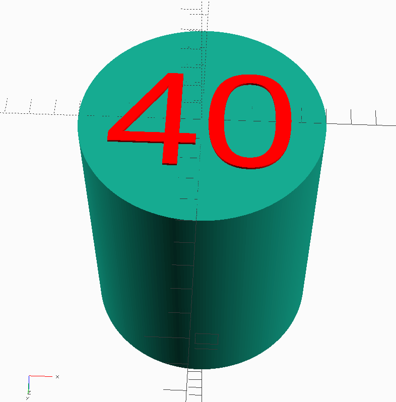 Tire Valve Cap with Pressure Number (Parametric)