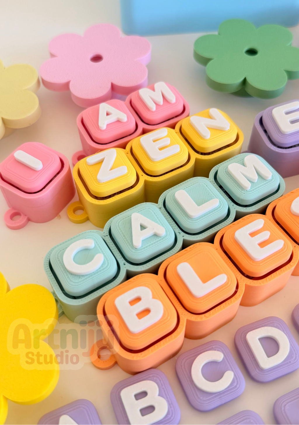 Keycaps Clicker Rounded Edge Fidget-Artniju
