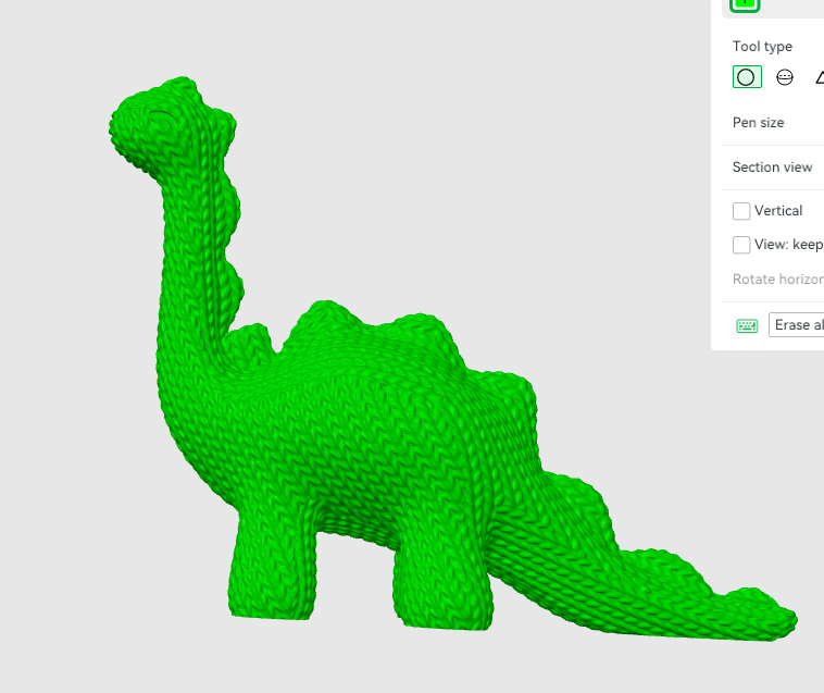 Cute Knitted Dinosaur, Comes in 3 sizes