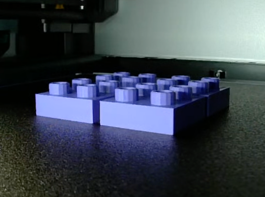 Duplo 2x2 half height brick