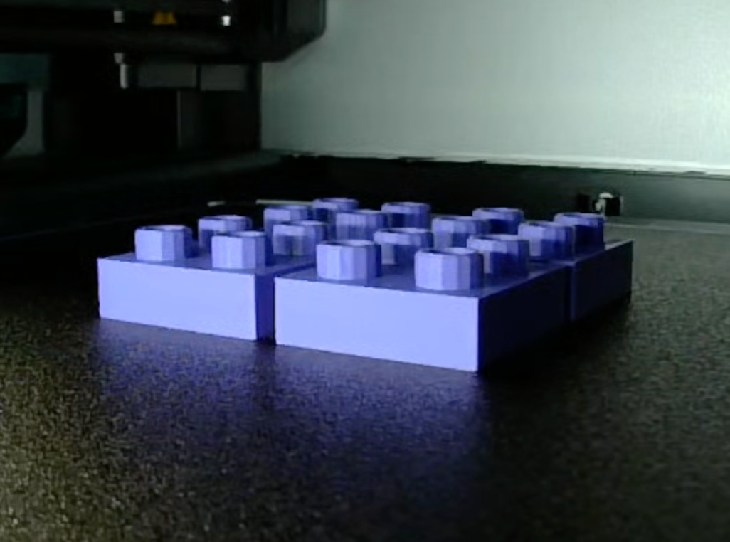Duplo 2x2 half height brick