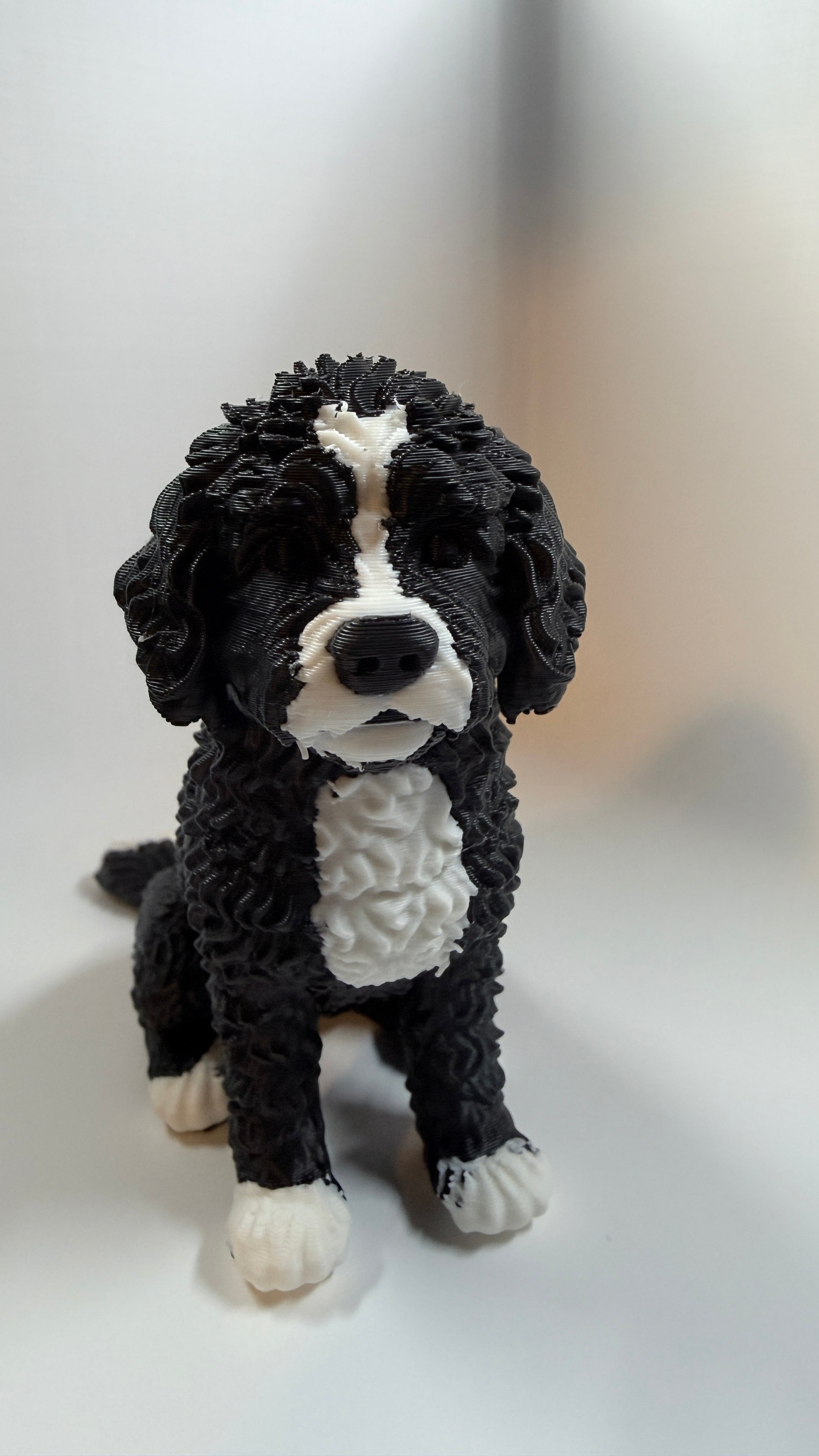 Cute Mini Bernedoodle Puppy – Easy 3D Print