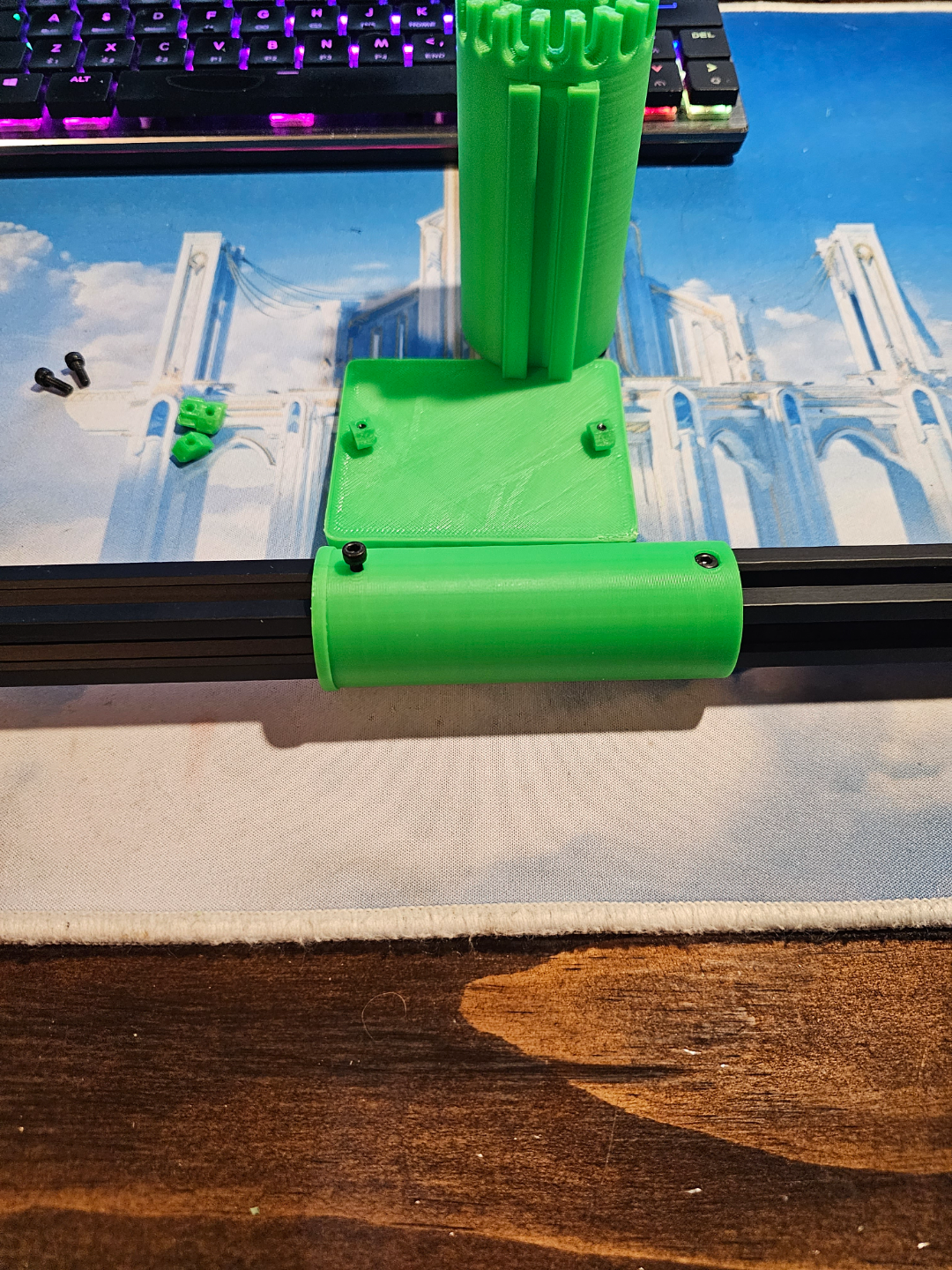 360 Cylinder Mount for 2020 Extrusion
