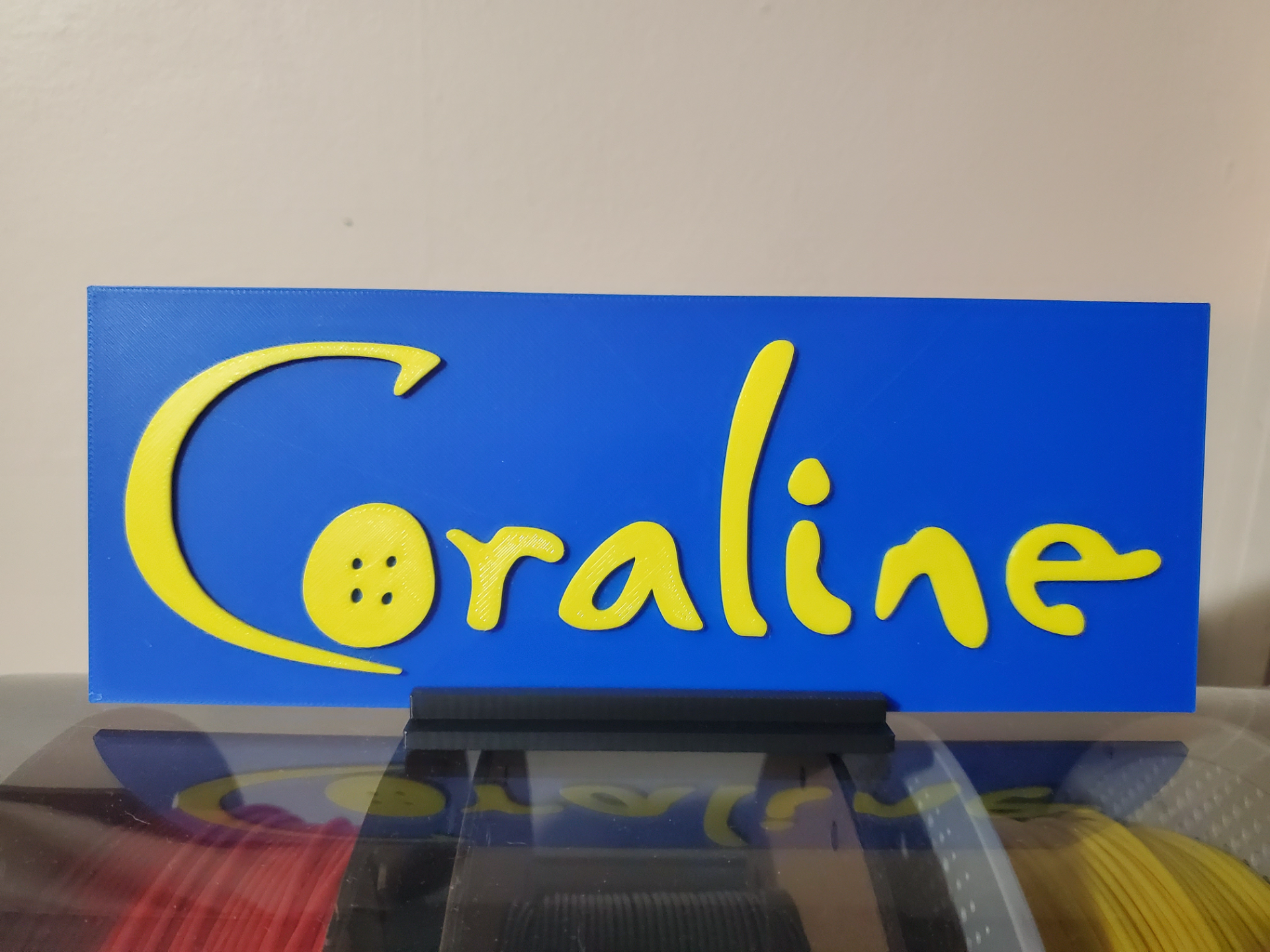Coraline Logo Display