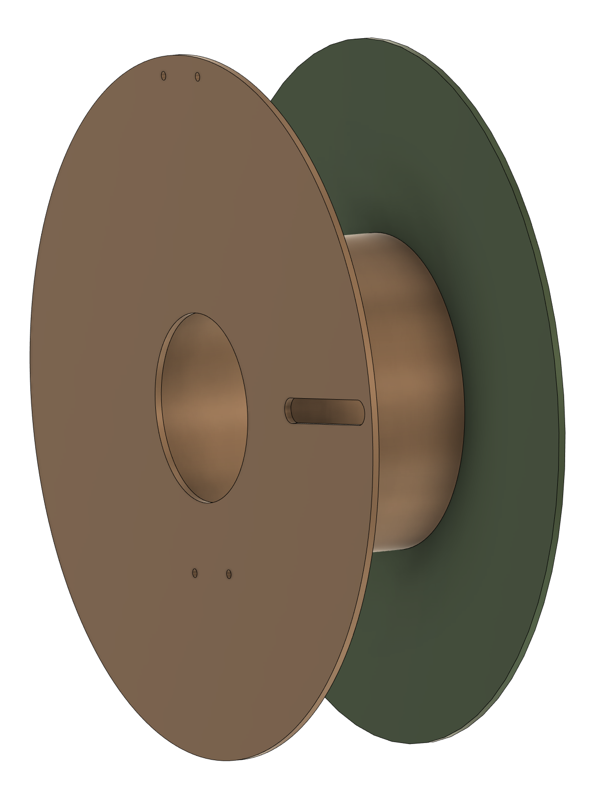 Divisible Filament Spool (parametric)