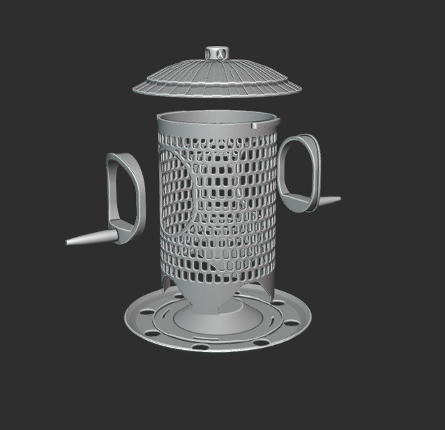 Modern bird feeder