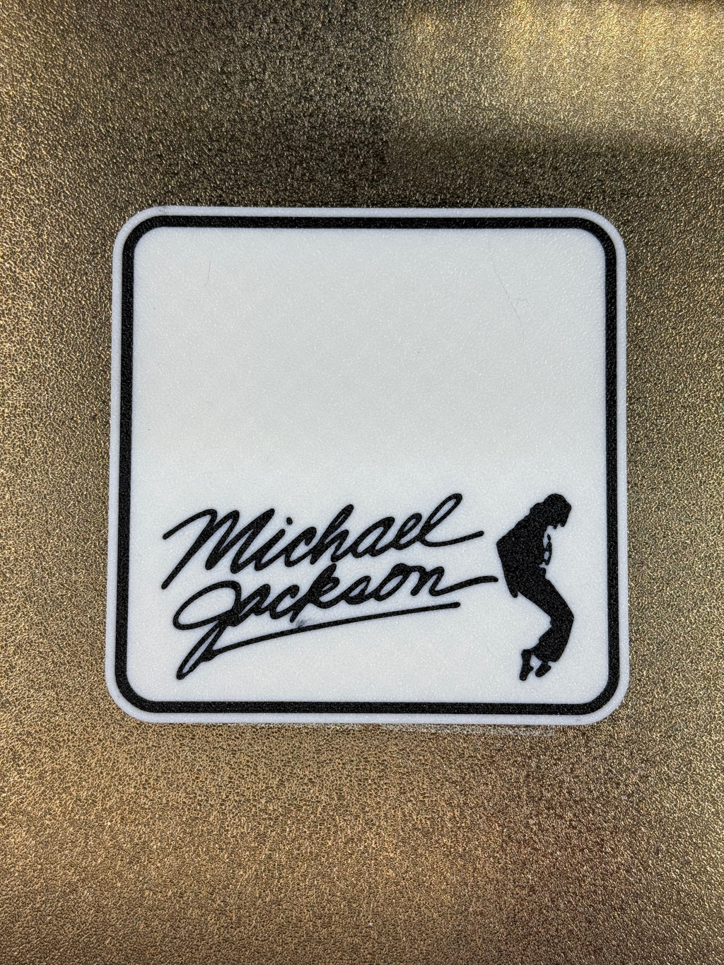 Michael Jackson Signature Coaster