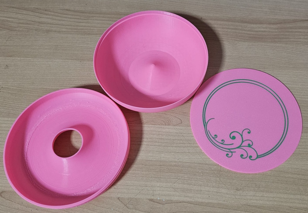 Nut bowl with lid and peel container