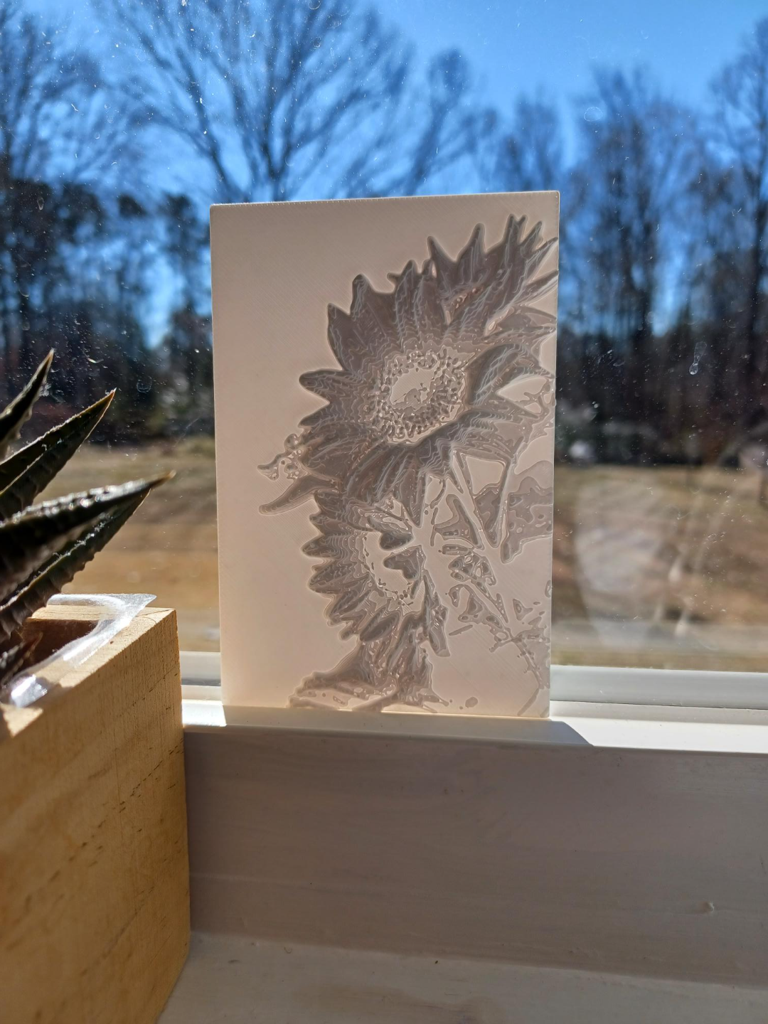 Flower Lithophane